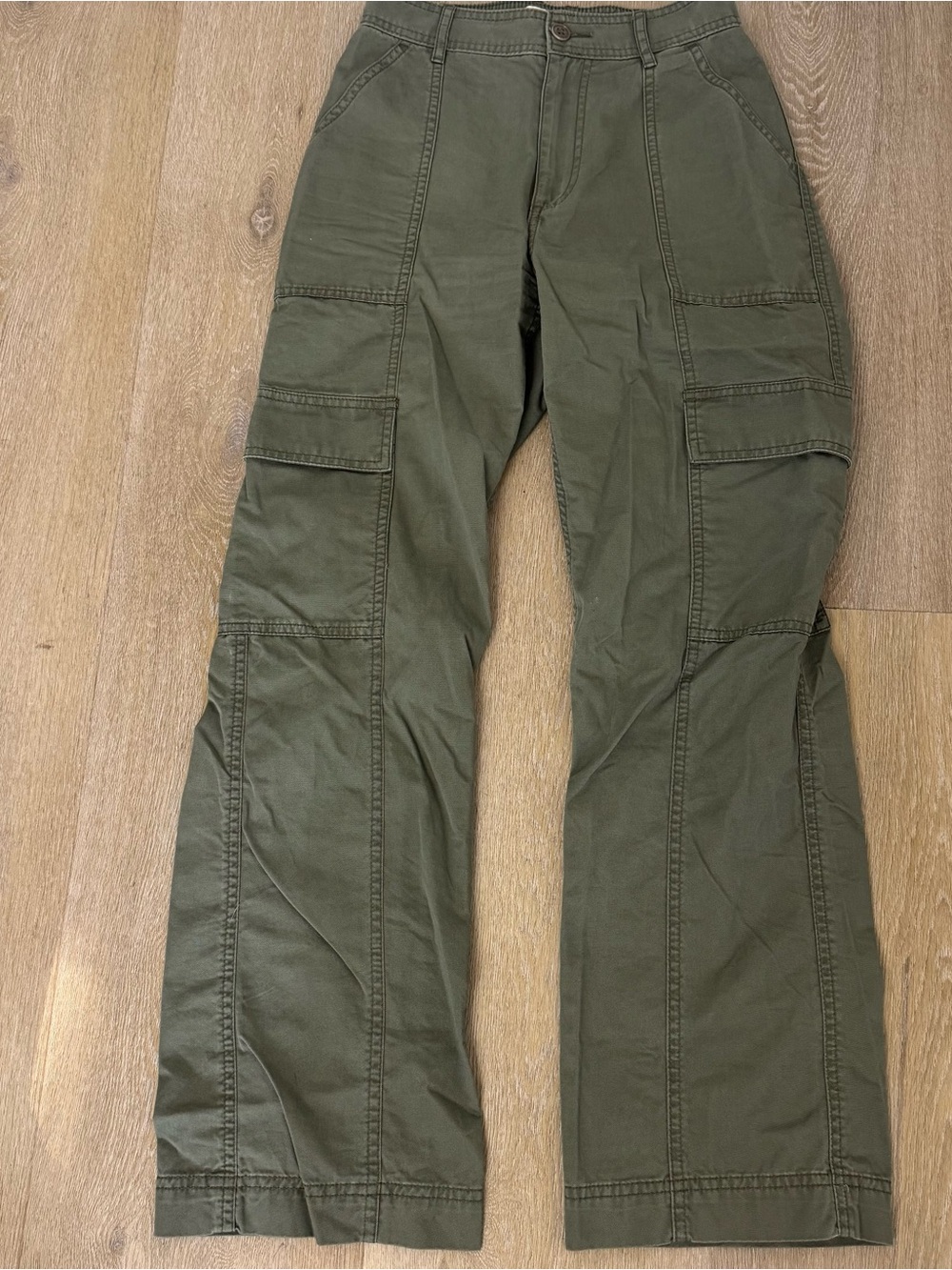 Abercrombie Olive Green Cargo Pants
